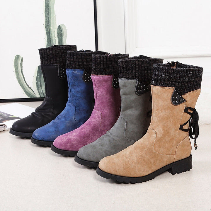 H&F Winter Mid-Calf Snow Boots c