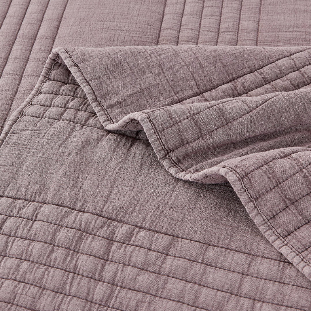 Stonewashed Cotton Quilt Set