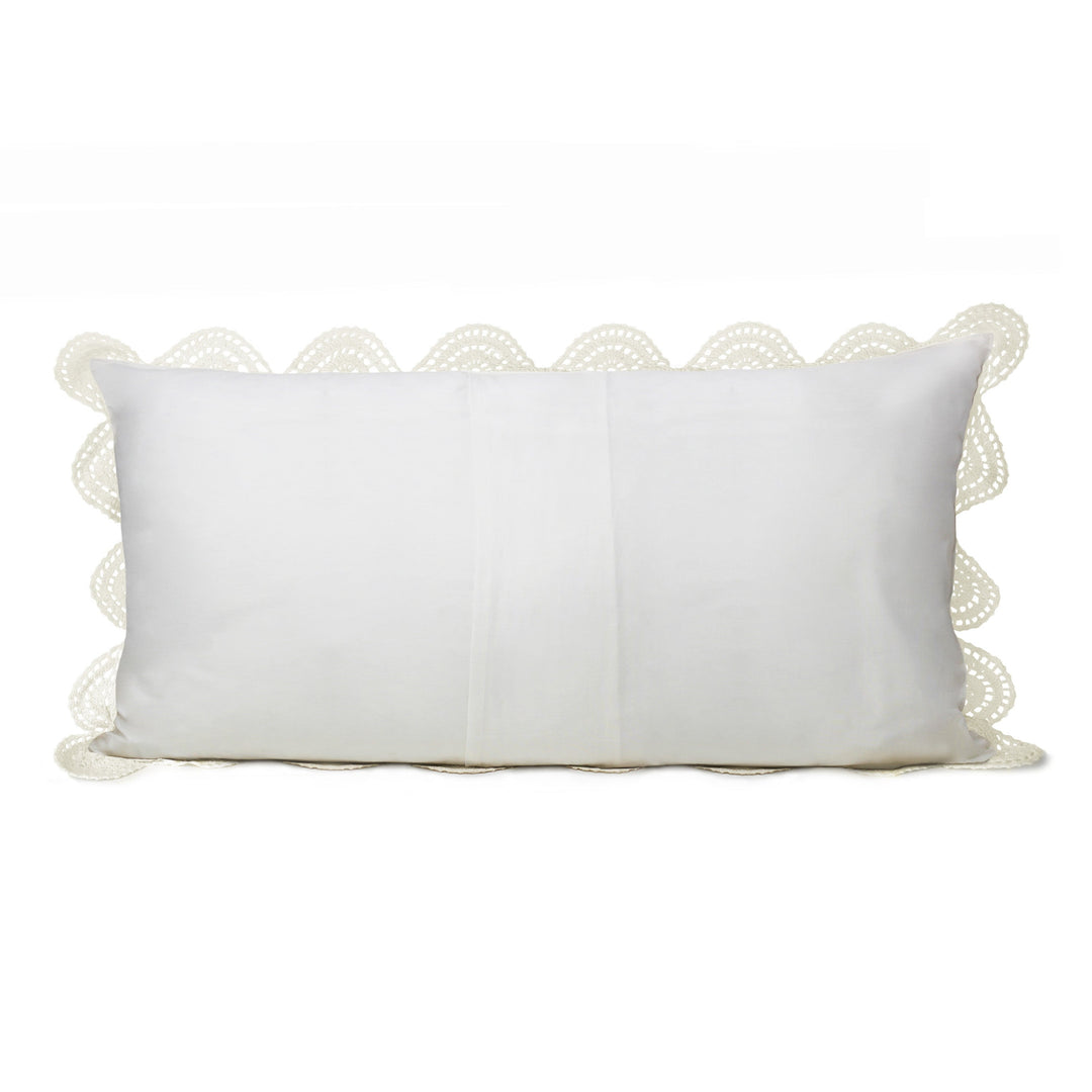 Hand Made Crochet Cotton Pillow Sham Pairs