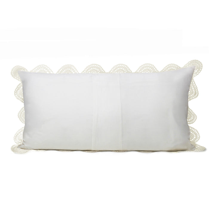 Hand Made Crochet Cotton Pillow Sham Pairs