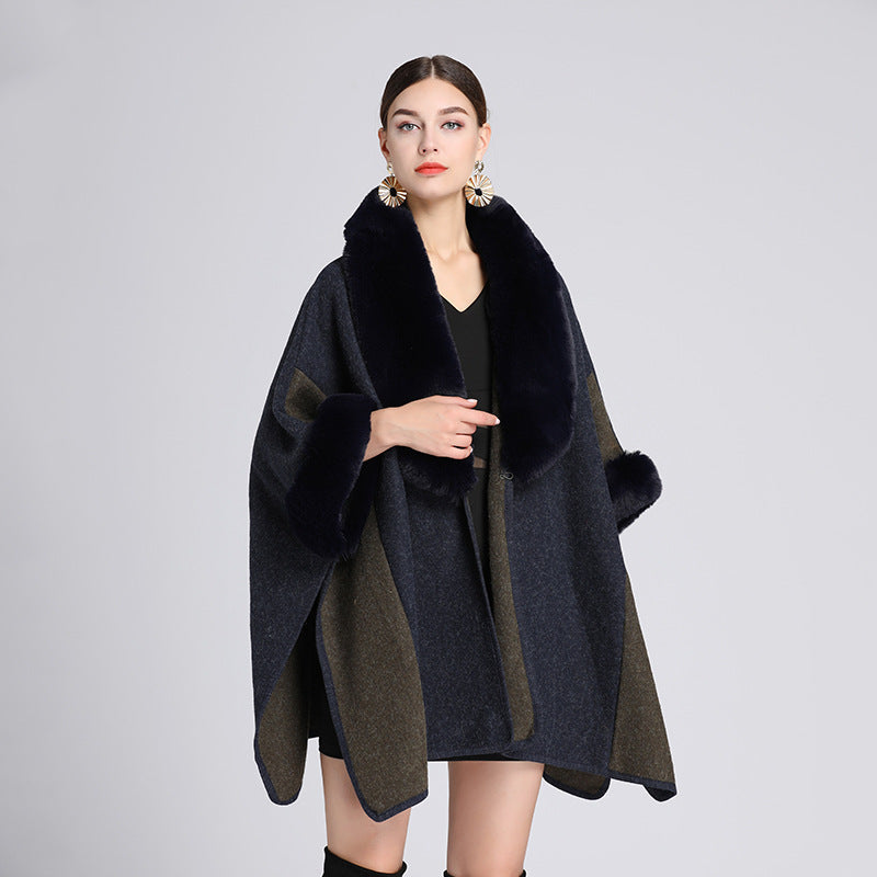 H&F Rabbit Fur Cape c