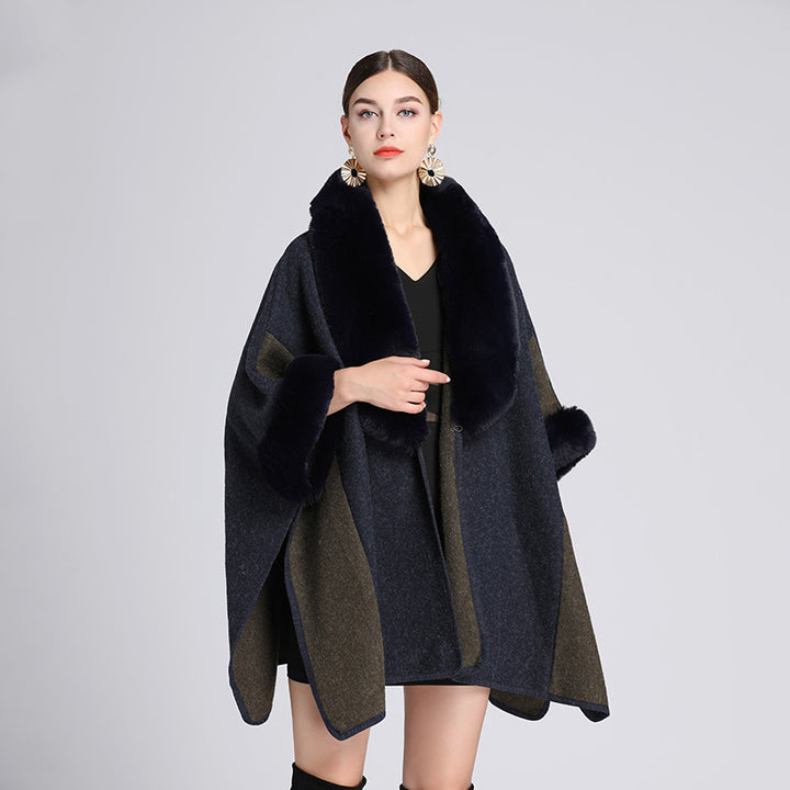 H&F Rabbit Fur Cape c