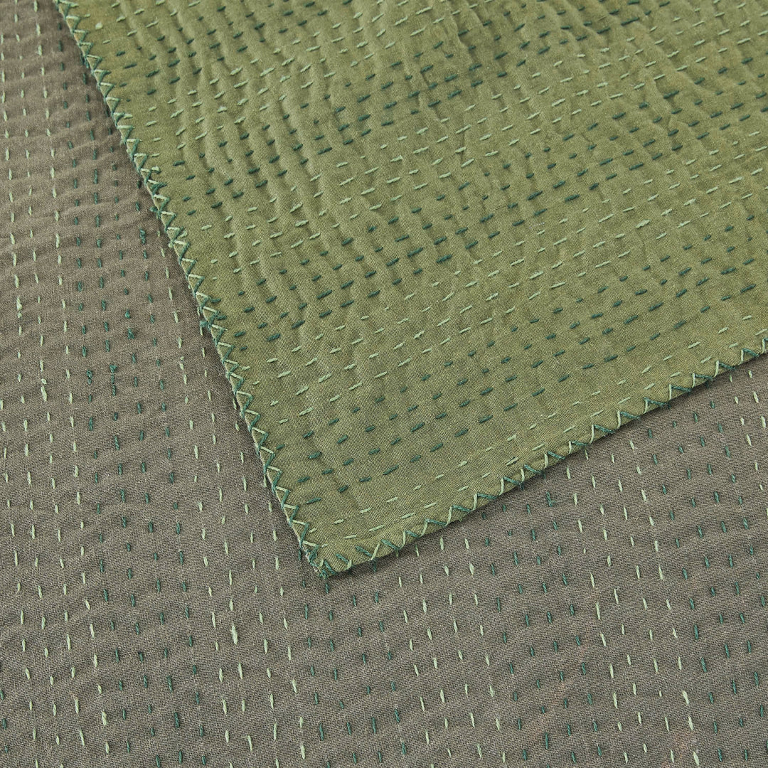Hand Stitched Reversible Kantha Throws