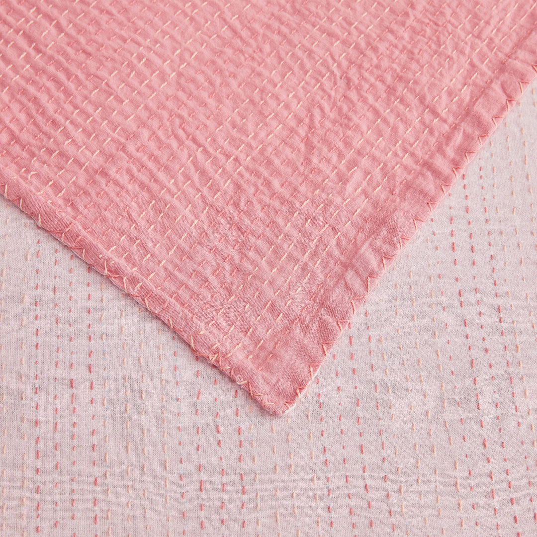 Hand Stitched Reversible Kantha Throws