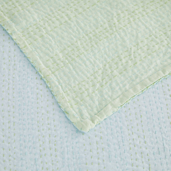 Hand Stitched Reversible Kantha Throws