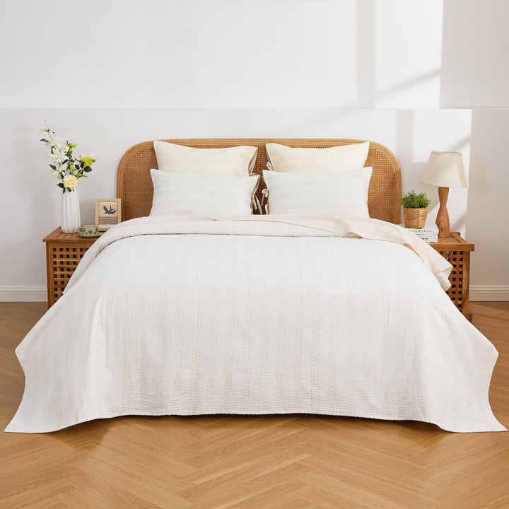 Hand Stitched Reversible Kantha Coverlets