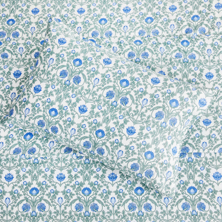 Arts & Crafts Floral Printed Pillowcase Pair