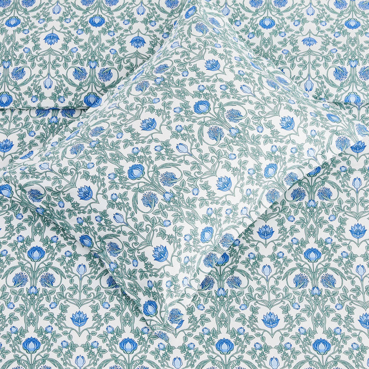 Arts & Crafts Floral Printed Duvet Set