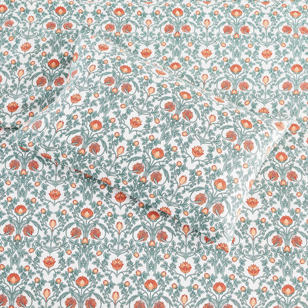 Arts & Crafts Floral Printed Sheet Set