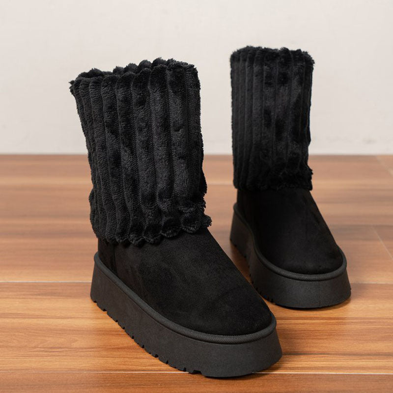 H&F Warm Platform Snow Boots c