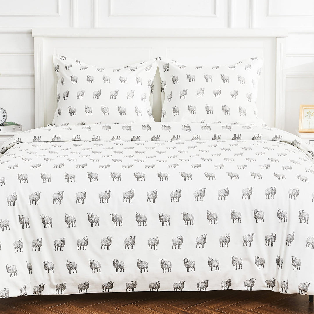 Sheep Printed Duvet Set