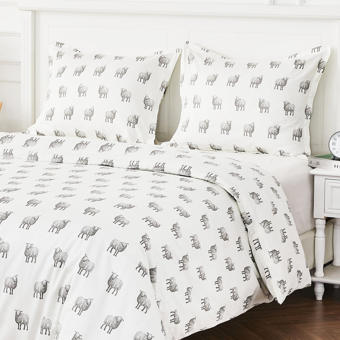 Sheep Printed Duvet Set