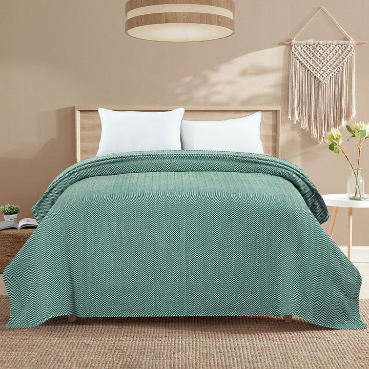 Herringbone Cotton Blanket