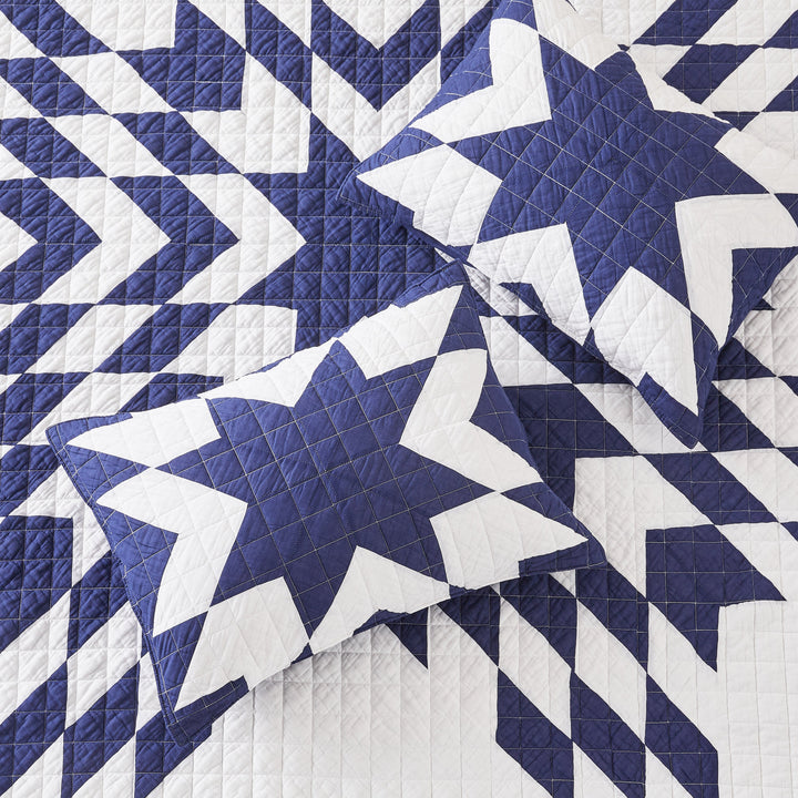 Star Patch Patchwork Cotton Quilt Set