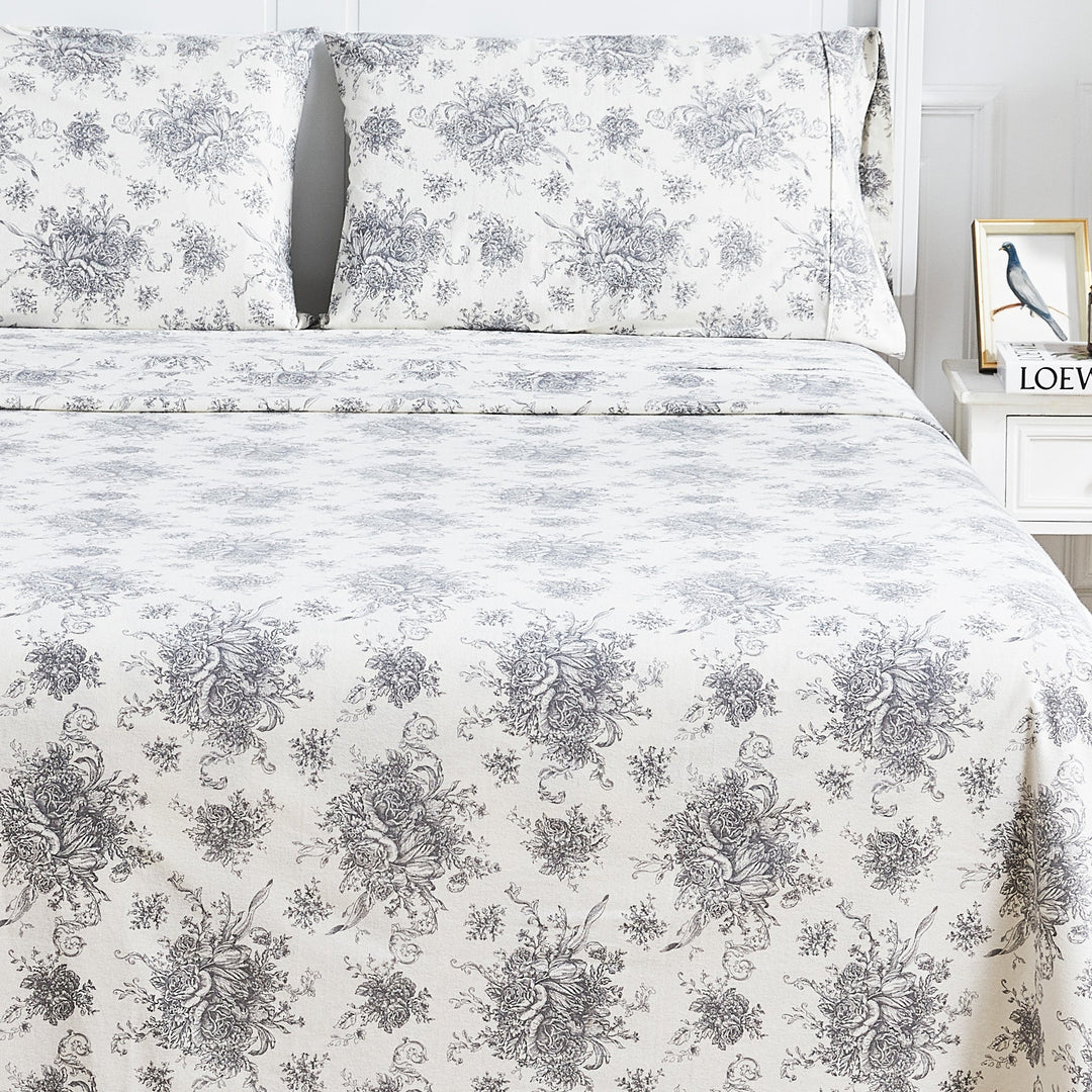 Petit Toile Flannel Sheet Sets