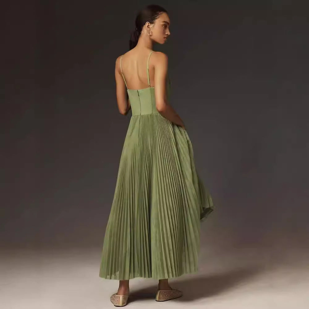 Green Ice Silk Dress