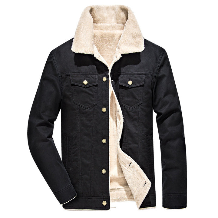 H&F Velvet Denim Jacket c