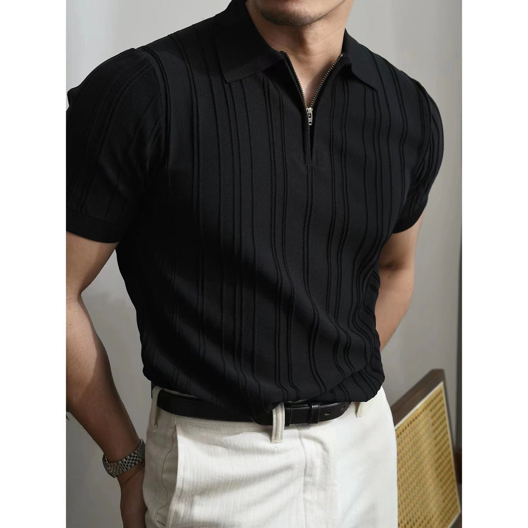 H&F Zipper Polo Shirt c