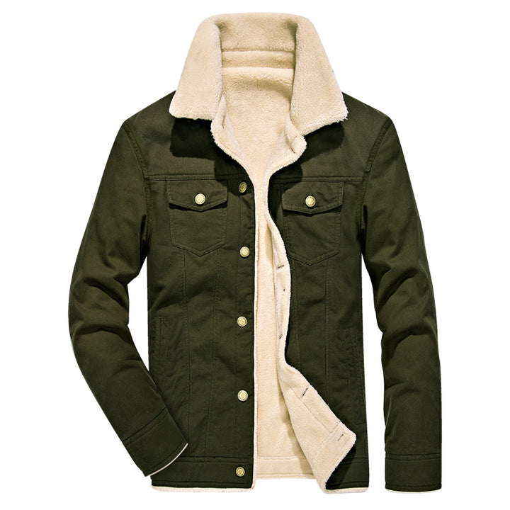 H&F Velvet Denim Jacket c