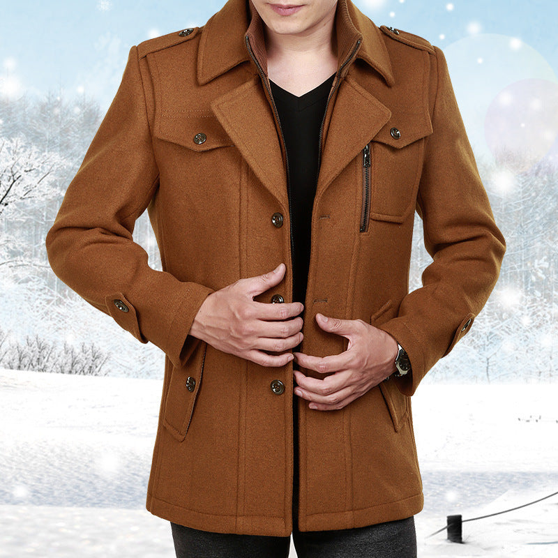 H&F Mens Woolen Coat c