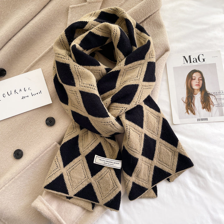 H&F Wool Scarf Camel c