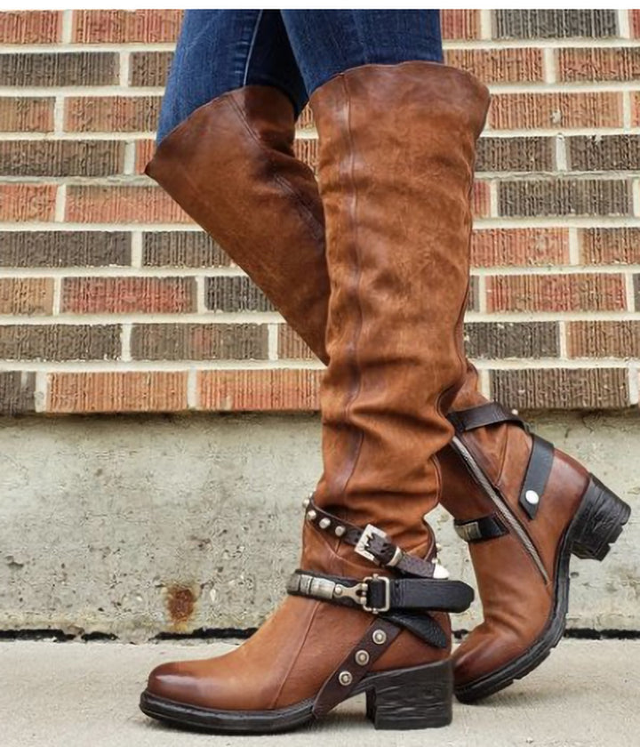 H&F Belt Buckle Boots c
