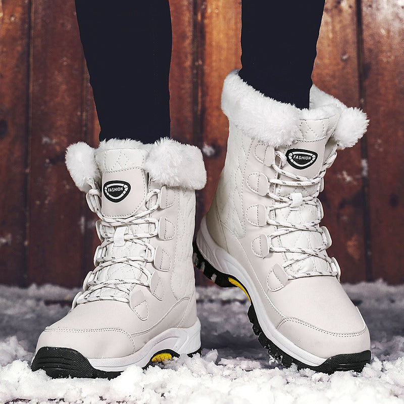 H&F Velvet Snow Boots c
