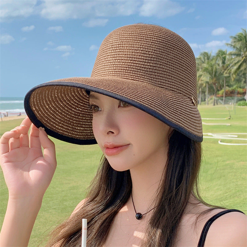 H&F Sunproof Straw Visor c