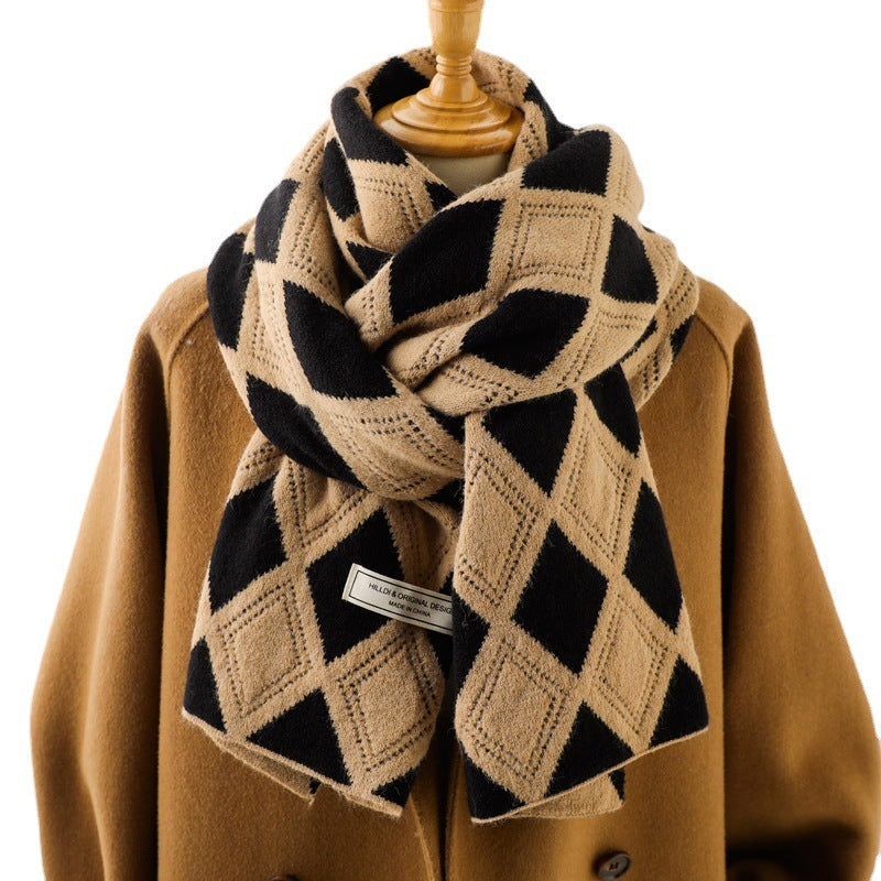 H&F Wool Scarf Camel c