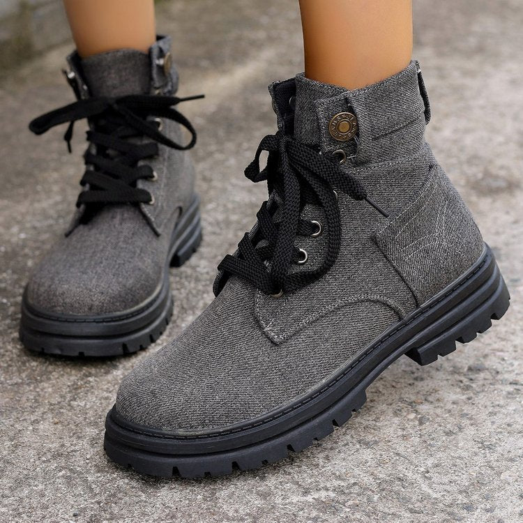 H&F Denim Cowboy Boots c