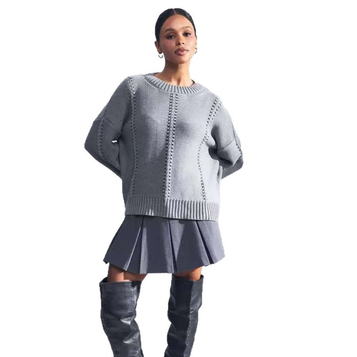 H&F Loose Round Neck c