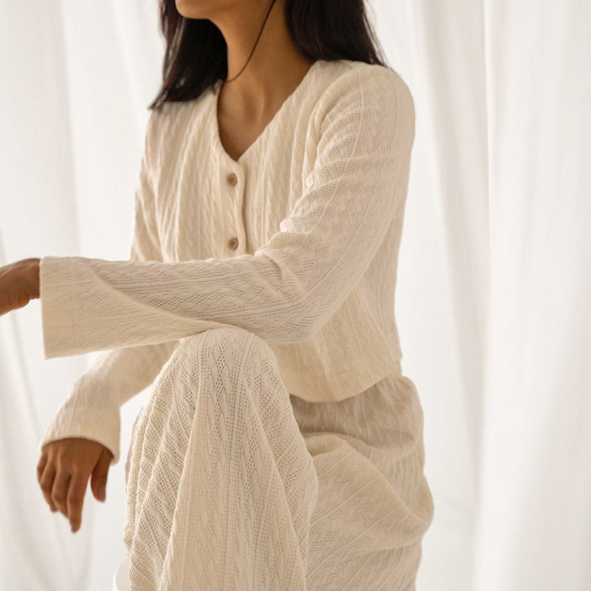 H&F Knit Pajama Set c
