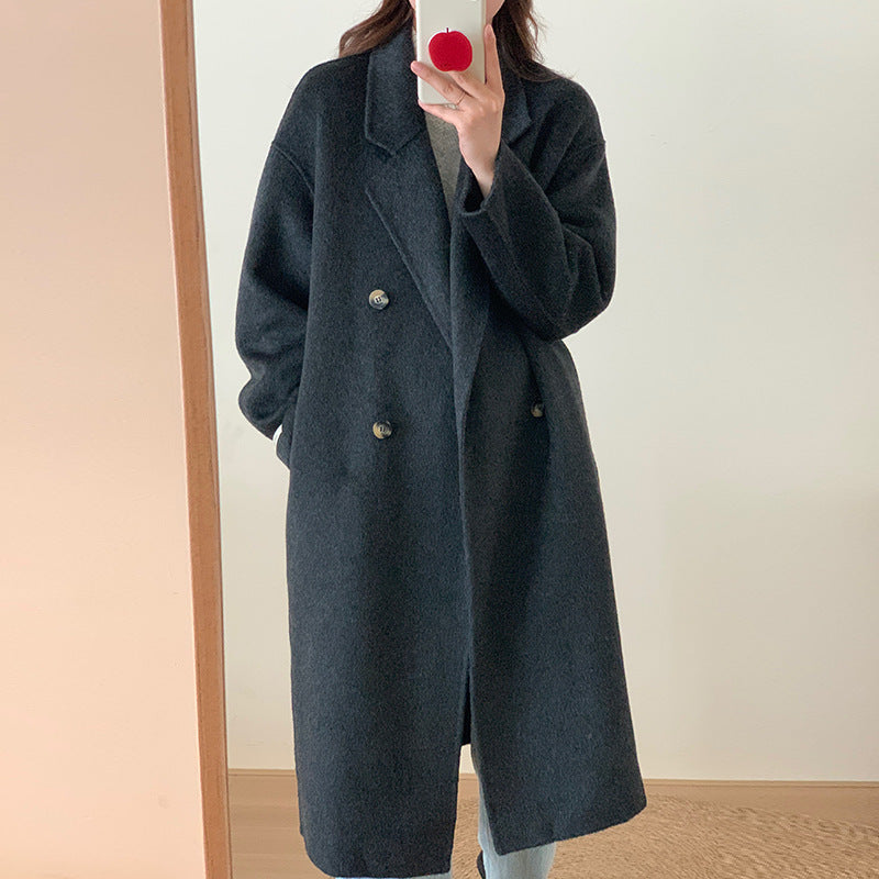 H&F Camel Wool Overcoat c
