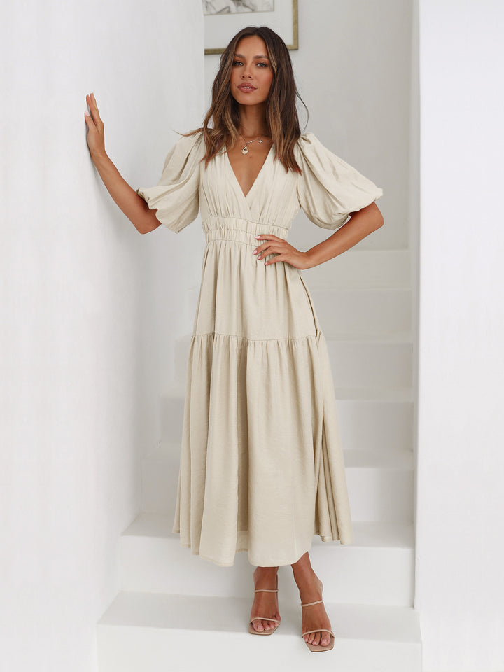 H&F Puff Sleeve Dress c