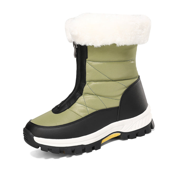 H&F Platform Zipper Ankle Boots c