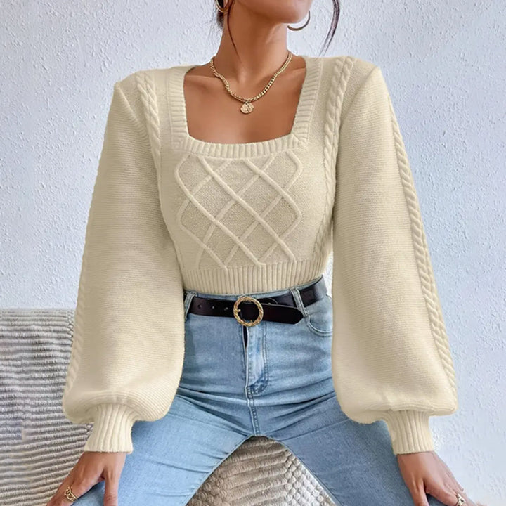 H&F Square Collar Sweater c