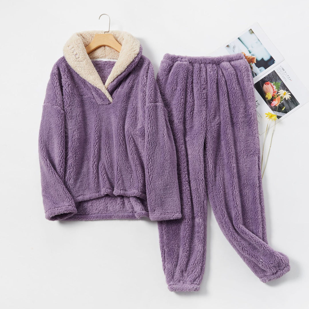 H&F Coral Fleece Pajamas c