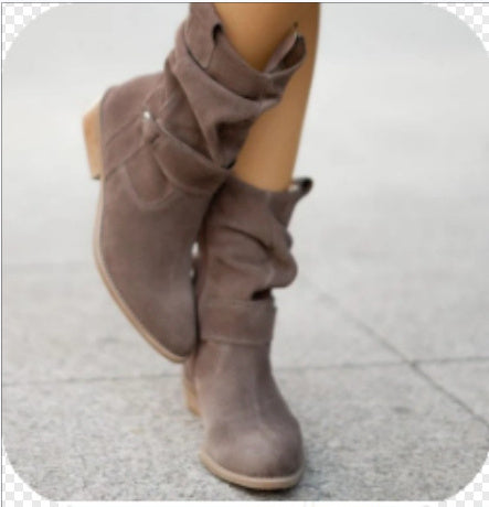 H&F Large Metal Round Boots c