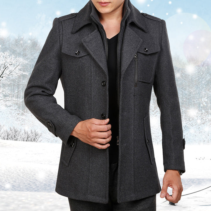 H&F Mens Woolen Coat c