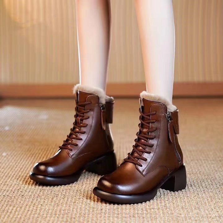 H&F Thick Ankle Boots c