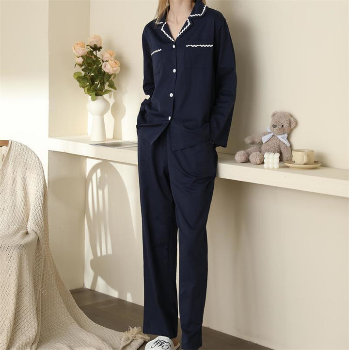 H&F Suit Collar Pajamas c