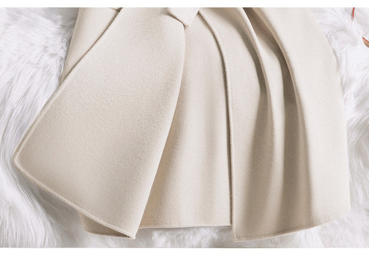 H&F Cream Slim Coat c