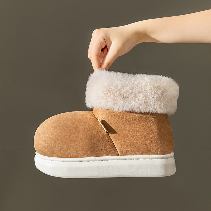 H&F Fur Warm Ankle Boots c