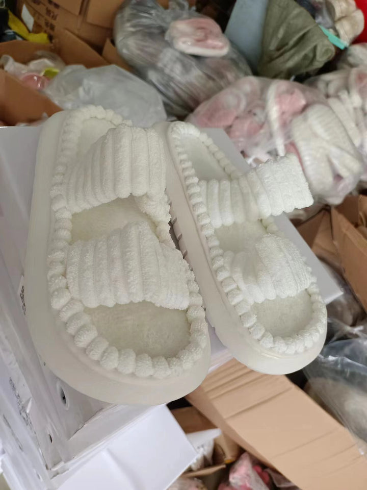 H&F Fluffy Home Slippers c