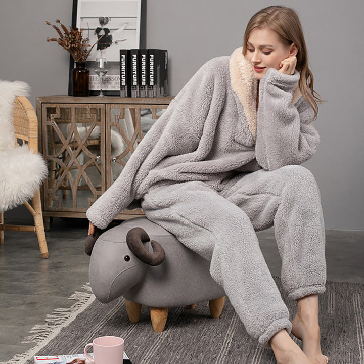 H&F Flannel Pajama Set c