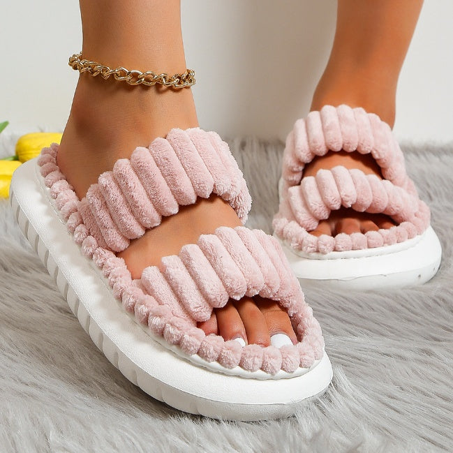 H&F Fluffy Home Slippers c