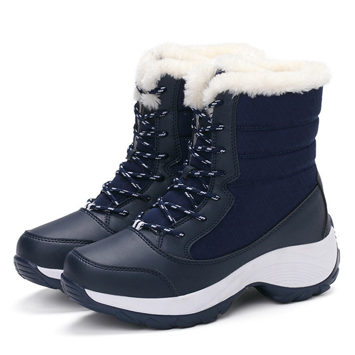 H&F Plush Ankle Snow Boots c