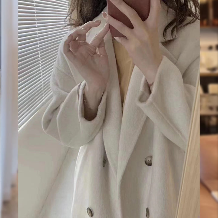 H&F Camel Wool Overcoat c