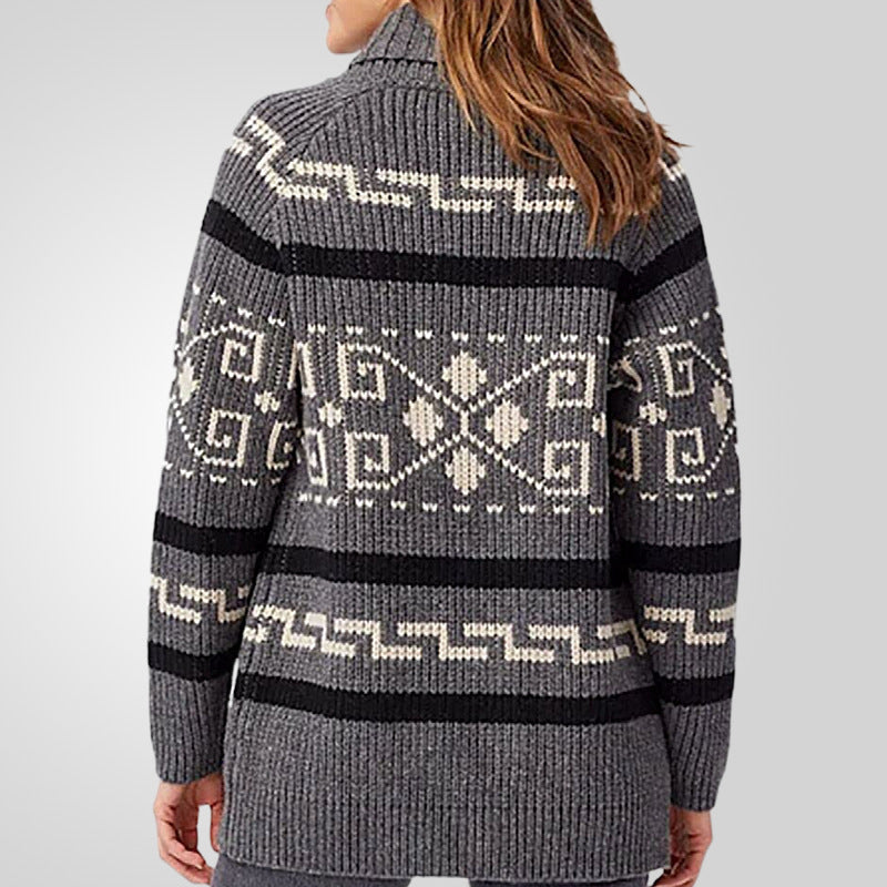 H&F Jacquard Winter Sweater c