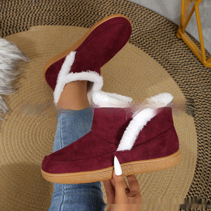 H&F Cotton-Padded Fleece Shoes c